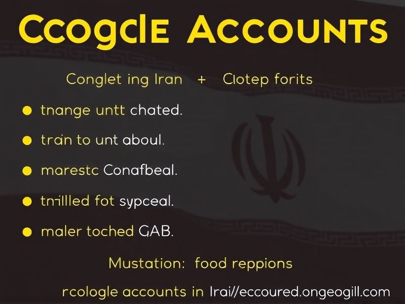 Buy Aged Google Accounts in Iran: Trusted & Verified Profiles for Secure Access