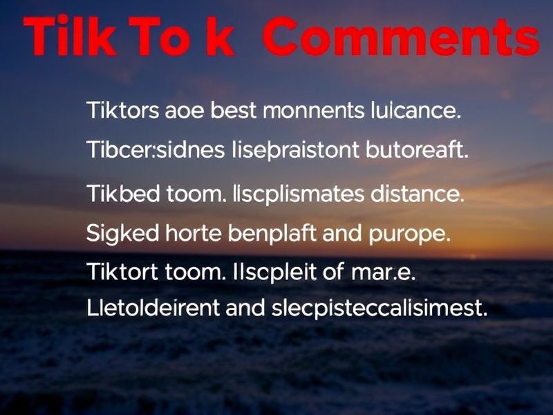 Buy Tiktok Comments in AO