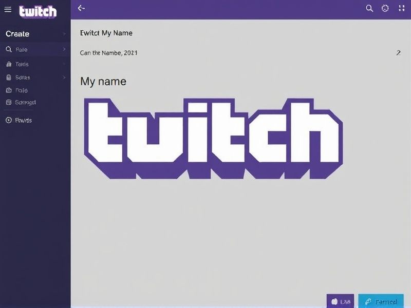 can i change my name on twitch