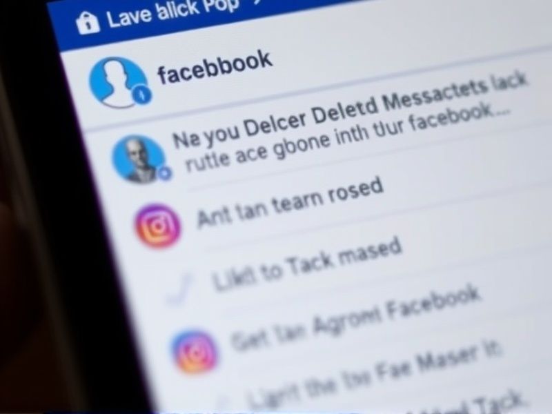 can you get deleted messages back on facebook