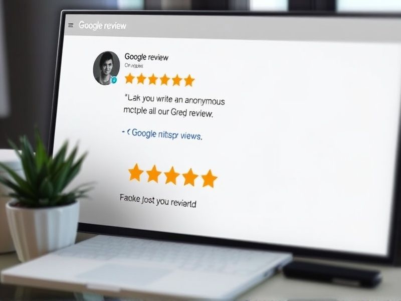 can you write an anonymous google review