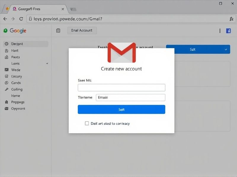 create new account email account gmail