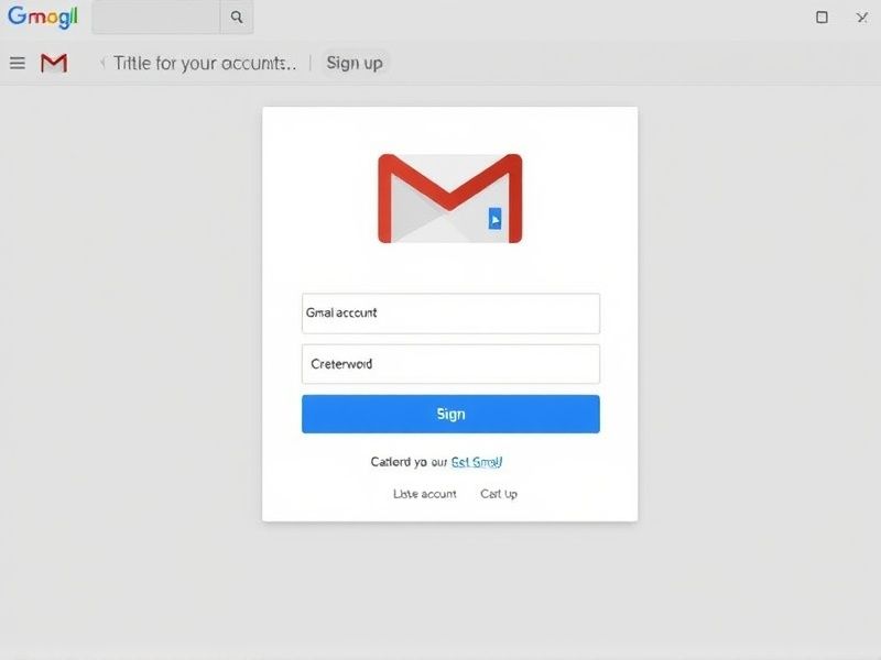 gmail account for sign up