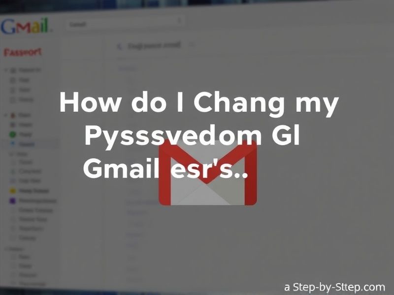 How Do I Change My Password on My Gmail Account? A Step-by-Step Guide
