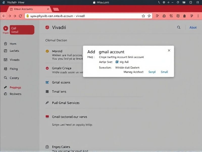 How to Add a Gmail Account to Vivaldi Webmail: Step-by-Step Integration Guide