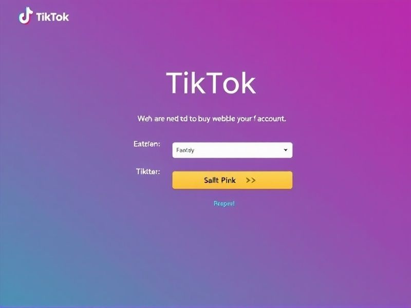 how to buy a tiktok account
