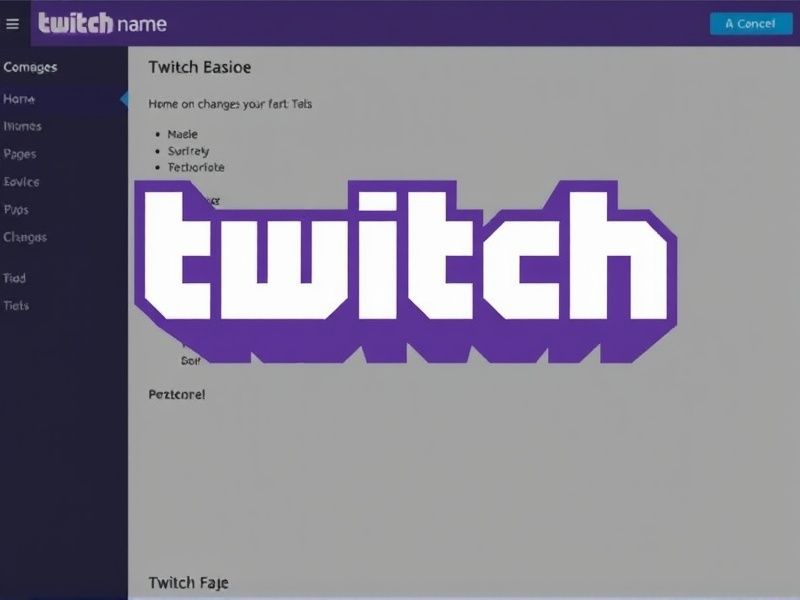 How to Change Your Twitch Name: A Step-by-Step Guide for Streamers