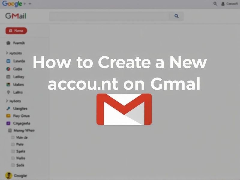 How to Create a New Account on Gmail: A Step-by-Step Guide for 2023