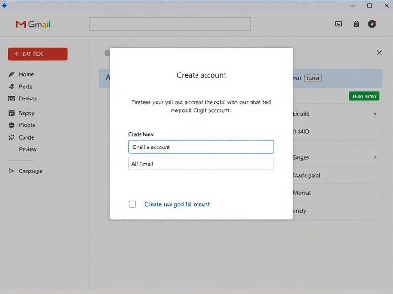 how to create a new gmail account