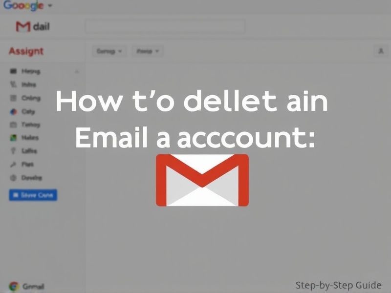 How to Delete an Email Account: Gmail Step-by-Step Guide