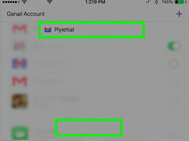 how to delete gmail account from iphone