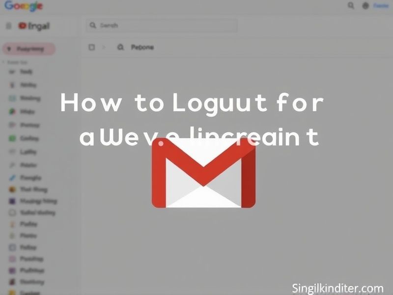 How to Logout Your Gmail Account: Step-by-Step Guide for All Devices
