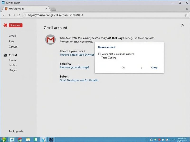 how to remove gmail account from computer