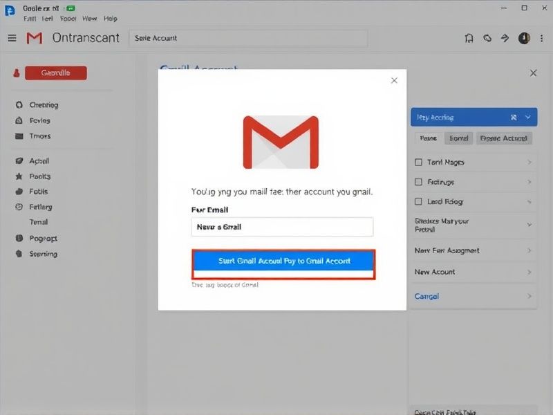 how to start a new gmail account
