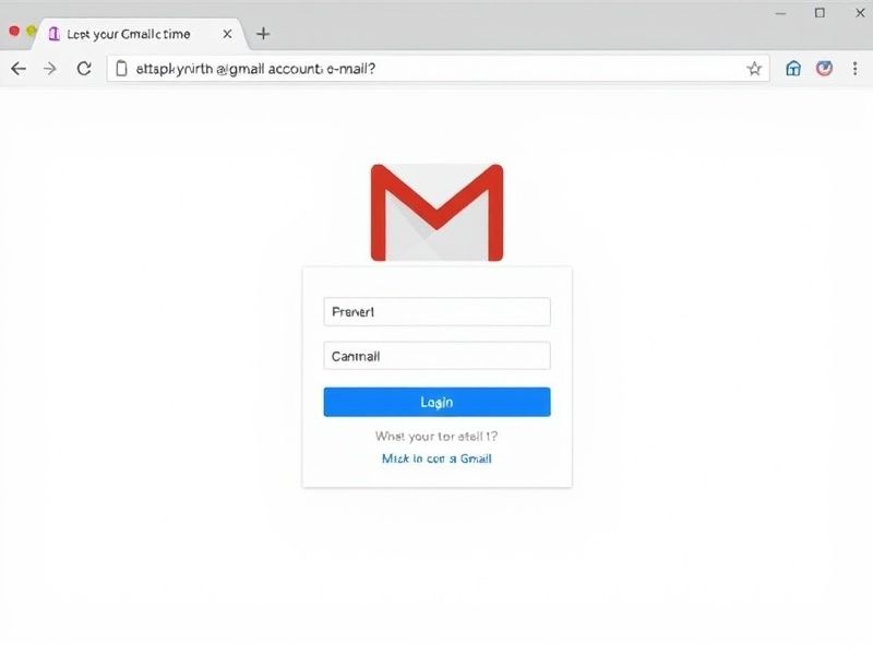 login to a gmail account
