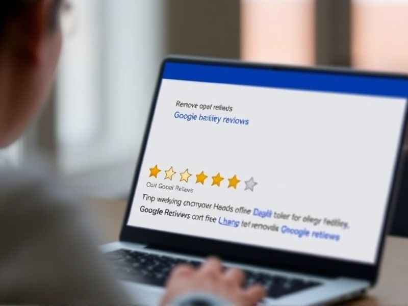 remove negative google reviews